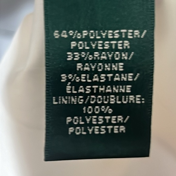 Lauren Ralph Lauren Color Block Sheath Dress Tin Ivory Classic Business Chic - Picture 7 of 8